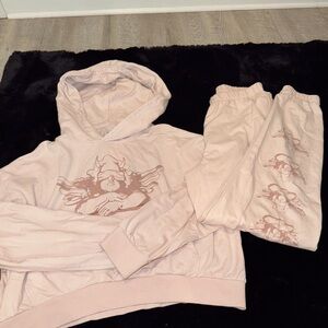 Boys Lie Sweat Set with Angel Design